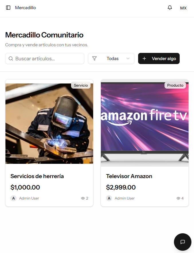 Mercadillo Comunitario